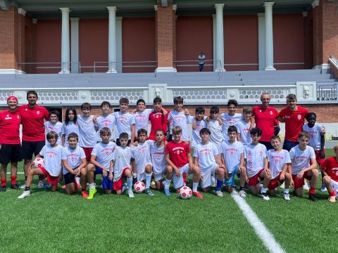 Open Day biancorosso: una festa di sport e passione allo Stadio della Vittoria, arricchita dalla visita internazionale di Via Soccer