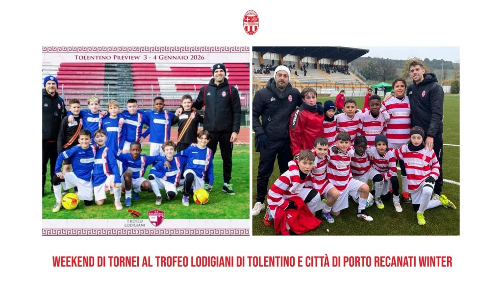 Weekend di tornei al Trofeo Lodigiani di Tolentino e Città di Porto Recanati Winter