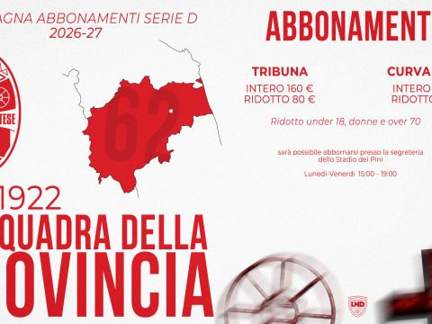 S.S. MACERATESE: “DAL 1922 LA SQUADRA DELLA PROVINCIA” | CAMPAGNA ABBONAMENTI SERIE D 2026/27