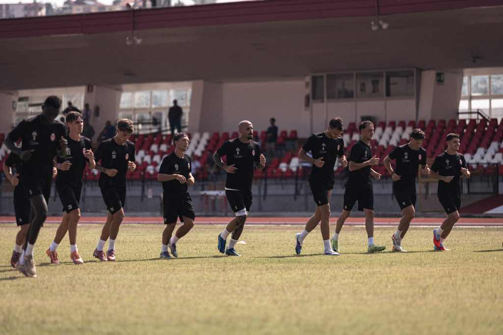 Al via la preparazione estiva: primo allenamento per i biancorossi