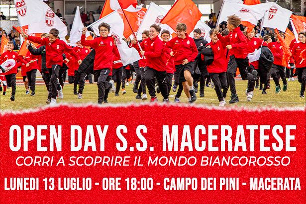 Open Day S.S. Maceratese: corri a scoprire il mondo biancorosso
